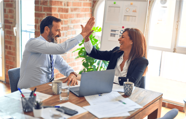 Background image of customer service